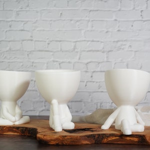 Yoga Pose PLA Succulent Planter | Desk Decor, Gift Planter