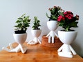 Figure Planter Gift Planter Pot Plant Desk Planter Indoor Cute Plant Pot Succulent Planter Lovers Gift Home Decor Housewarming Gift