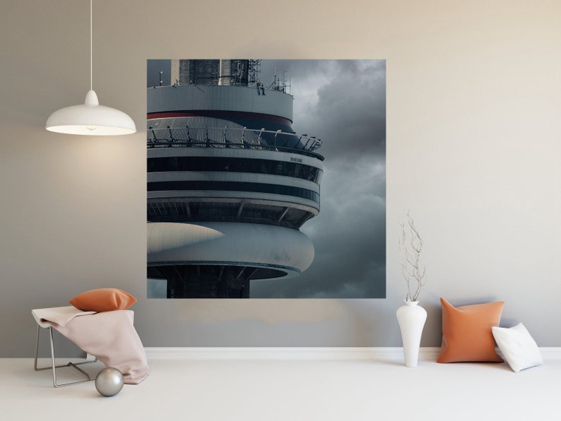 Drake Views Album 2018 Poster Art Print 12x12/" 24x24/" 32x32/"