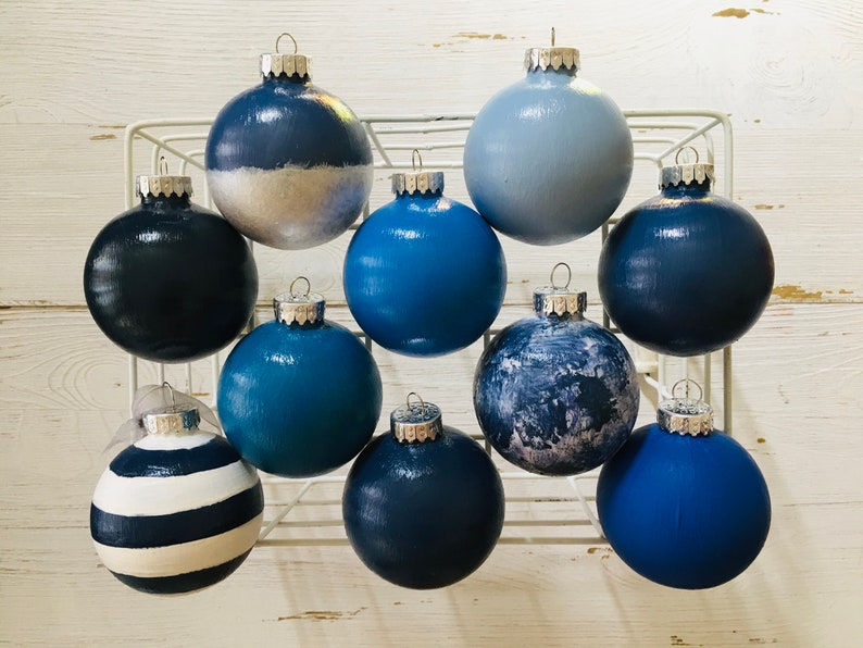 Blue Christmas Tree Ornaments