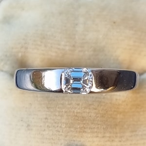 Bague Millennium en or blanc 18 carats avec diamants de 0,42 ct