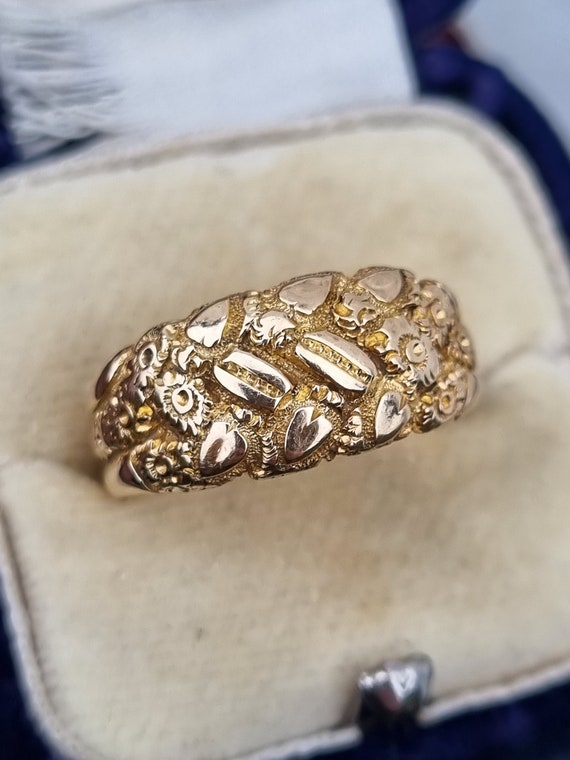 Antique 18ct Gold Keeper Ring Etsy Ireland
