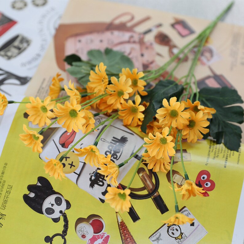 20PCS Artificial Flower Daisybouquet Fake Flower Flower Etsy