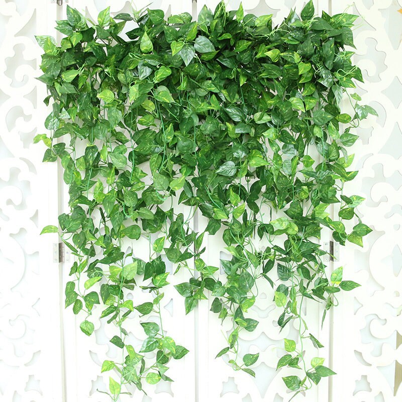 Artificial Plant Wall Hanging Plant Green Home Decoration Etsy Canada