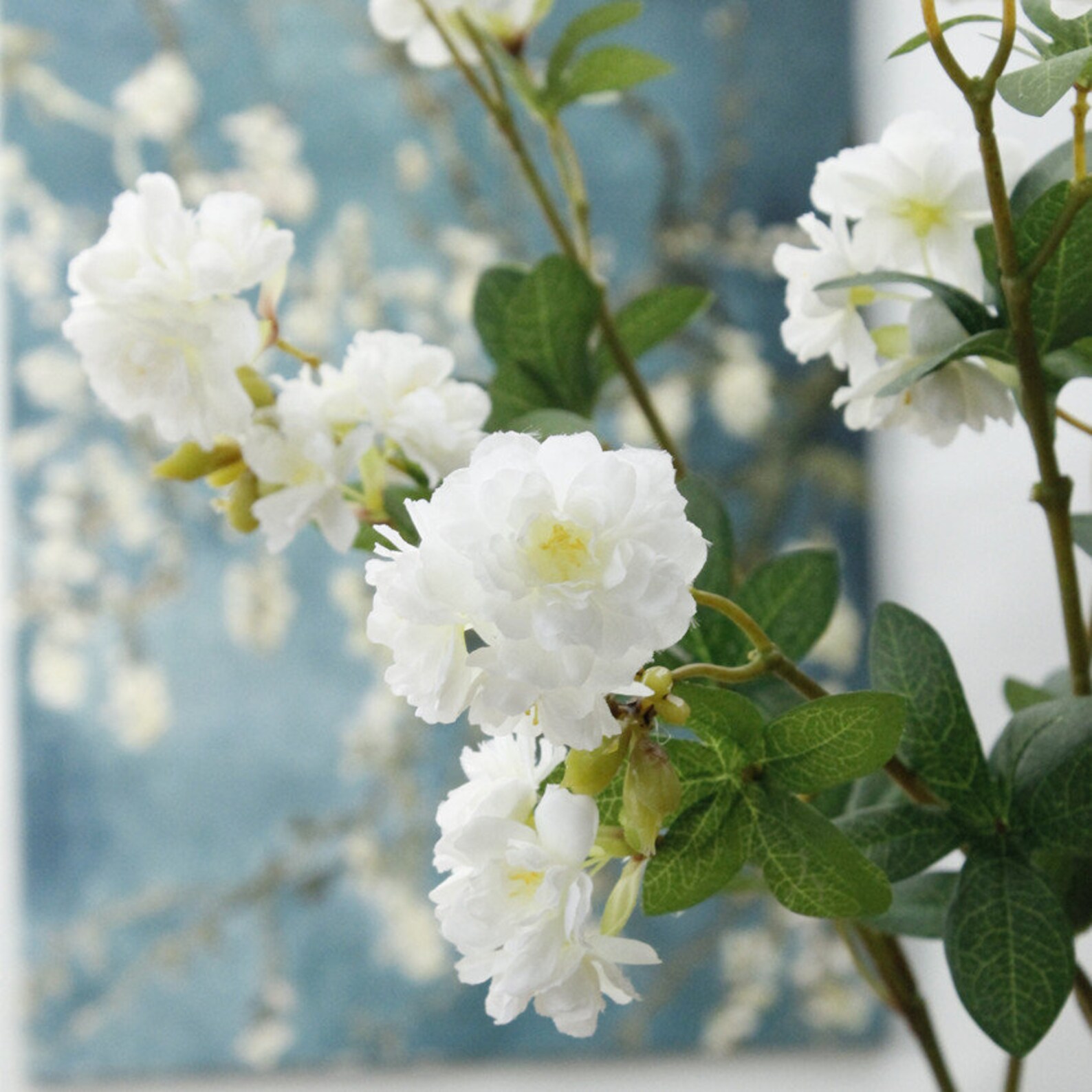 10PCS Artificial Flower Cherry Blossom Fake Flower Home Living Etsy