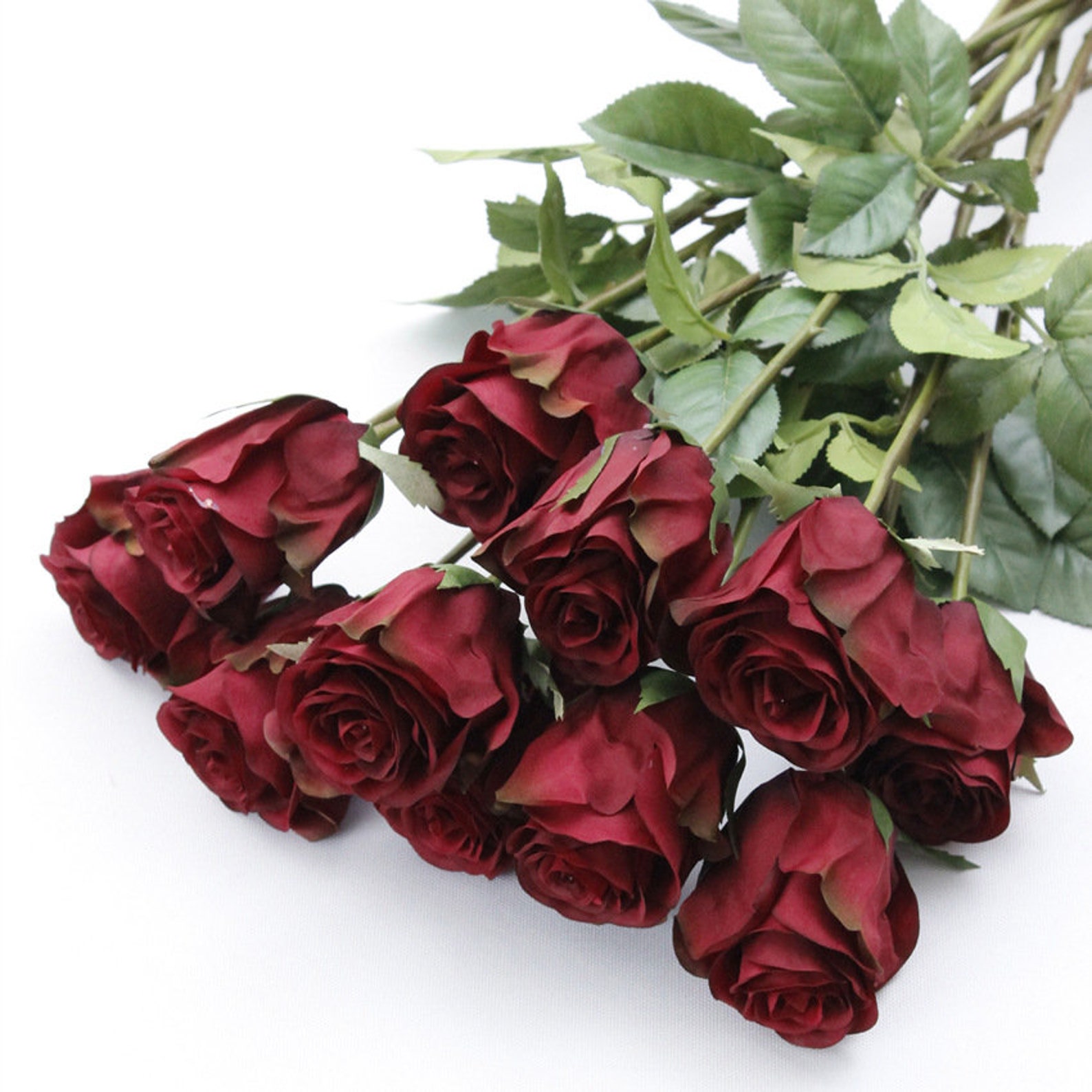 Fake Roses Real Touch Roses 10PCS Artificial Flower Wedding Etsy