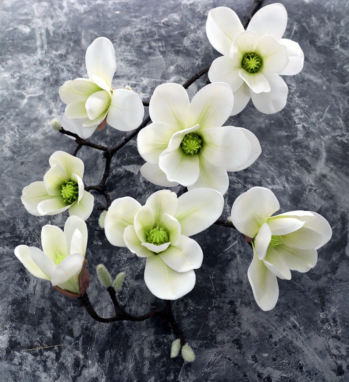 10PCS Artificial flower Magnolia Fake flower Real touch Home Etsy