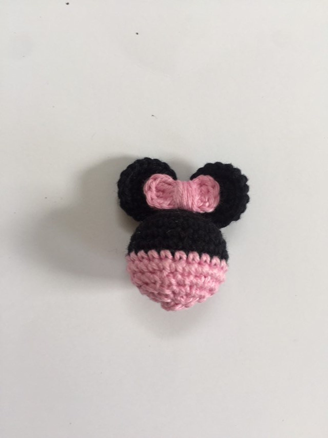 Crochet Keychain Mickey & Minnie Mouse Etsy