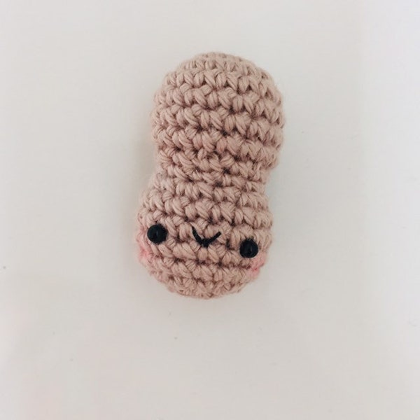 Cacahuète au crochet, arachide Amigurumi, nourriture