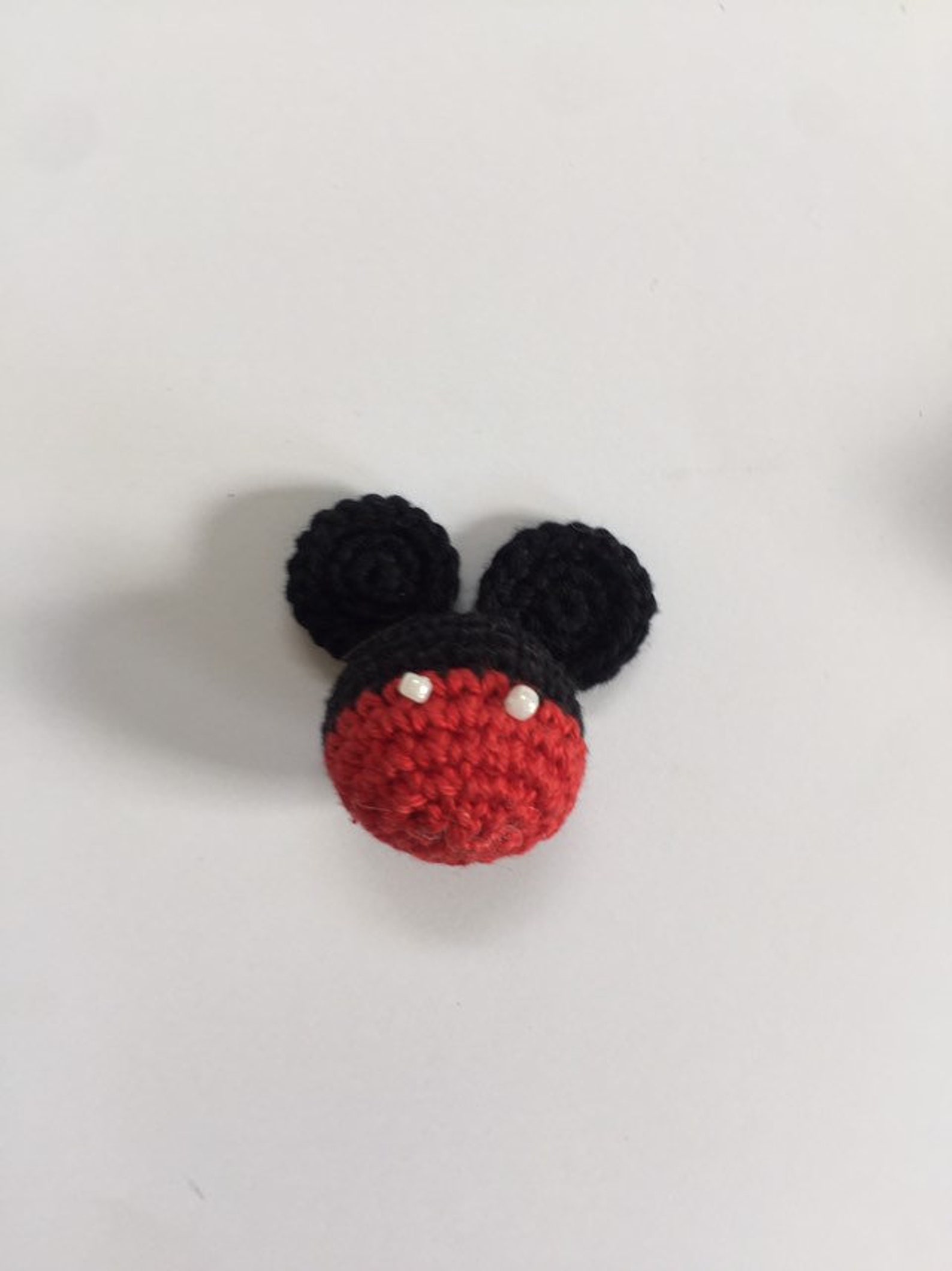 Crochet Keychain Mickey & Minnie Mouse Etsy