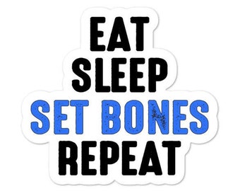 sticker cling Medical Orthopedic Surgeon inspired quote decal