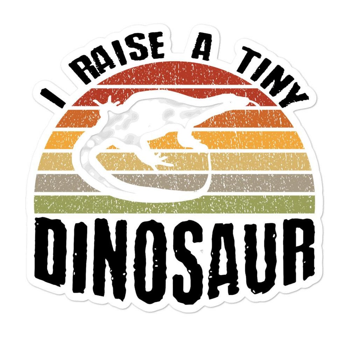 Cute Reptile Sticker Monitor Lizard Sticker Reptile Decal Pet Etsy