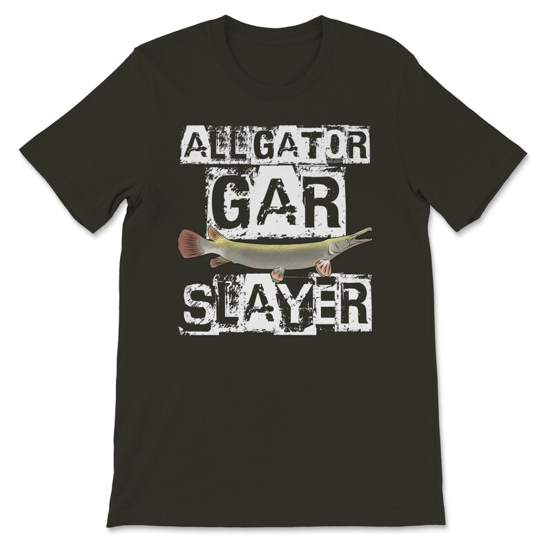 Premium Funny Fishing Shirt Alligator Gar Fishing Gift Alligator Gar T-Shirt Fly Fishing Shirt Freshwater Gift Angler Fisherman Father Dad