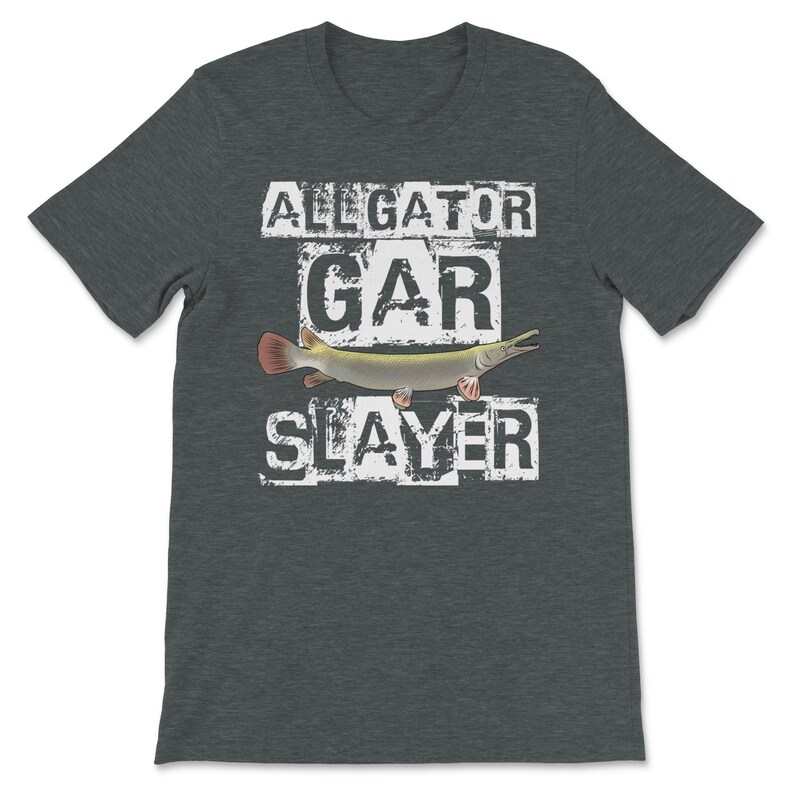 Premium Funny Fishing Shirt Alligator Gar Fishing Gift Alligator Gar T-Shirt Fly Fishing Shirt Freshwater Gift Angler Fisherman Father Dad