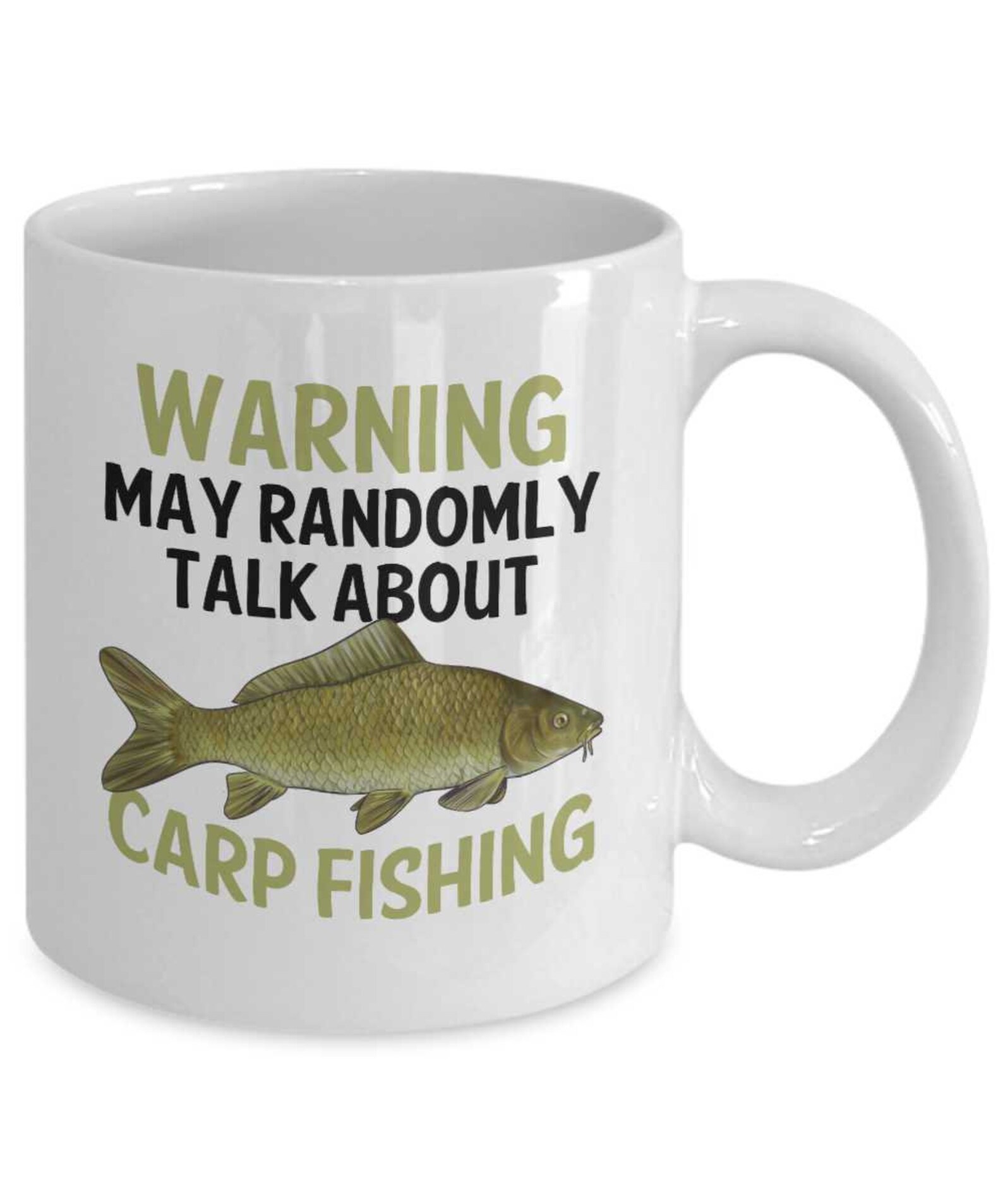 Funny Carp Fishing Mug Common Carp Fishing Gift Men Game Fish Etsy