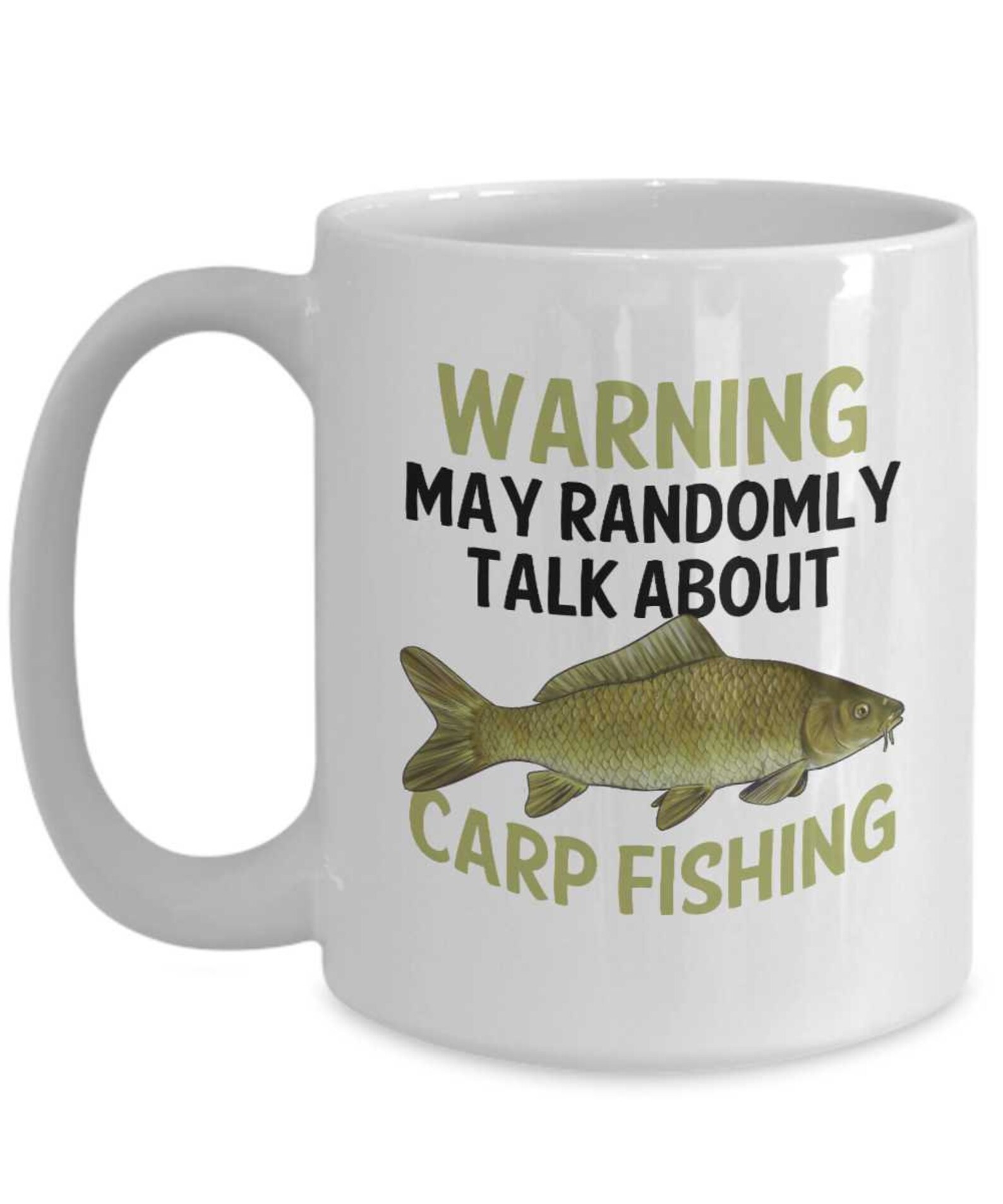 Funny Carp Fishing Mug Common Carp Fishing Gift Men Game Fish Etsy