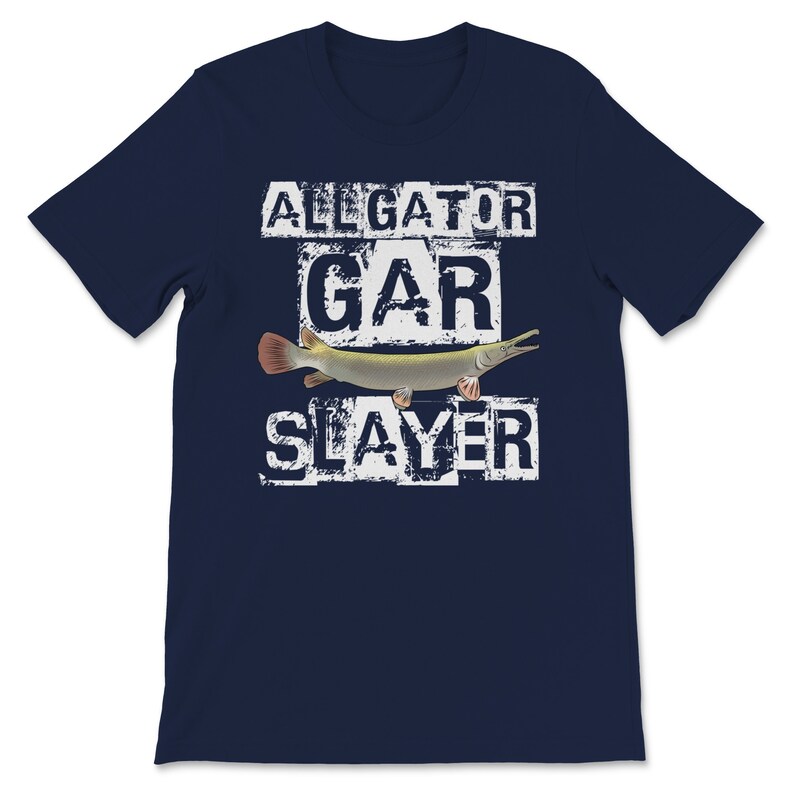 Premium Funny Fishing Shirt Alligator Gar Fishing Gift Alligator Gar T-Shirt Fly Fishing Shirt Freshwater Gift Angler Fisherman Father Dad