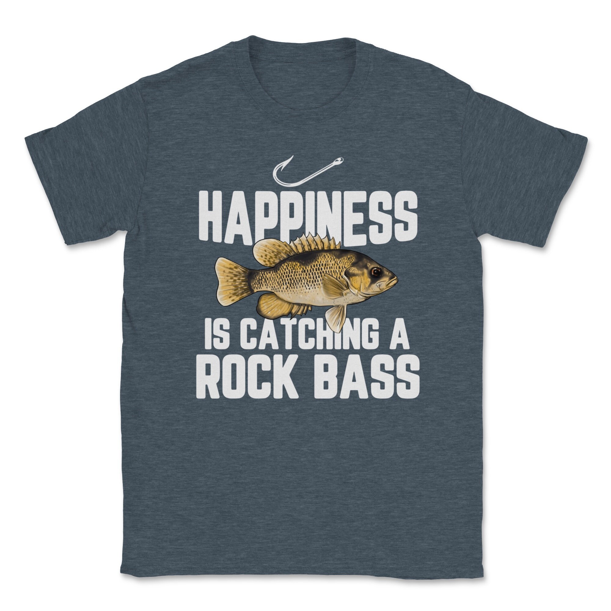 Bass Fishing Shirt Fishing Rock Bass Shirt Funny Fishing Shirt Etsy