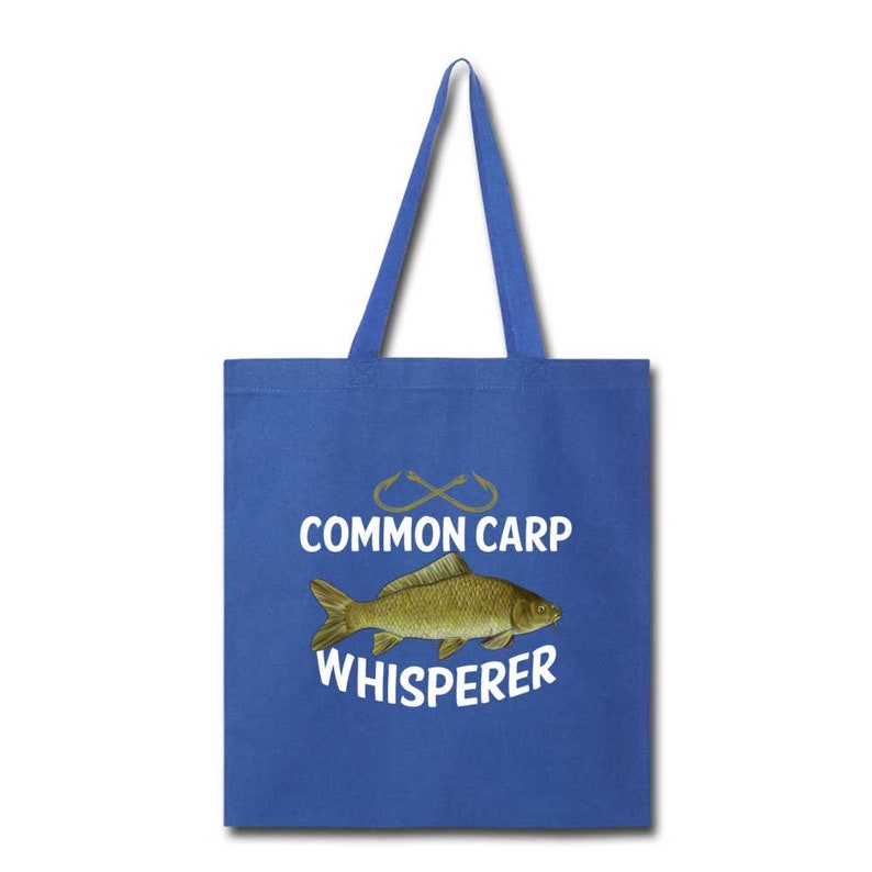 Fishing Tote Bag Common Carp Tote Bag Fly Fishing Gift Etsy