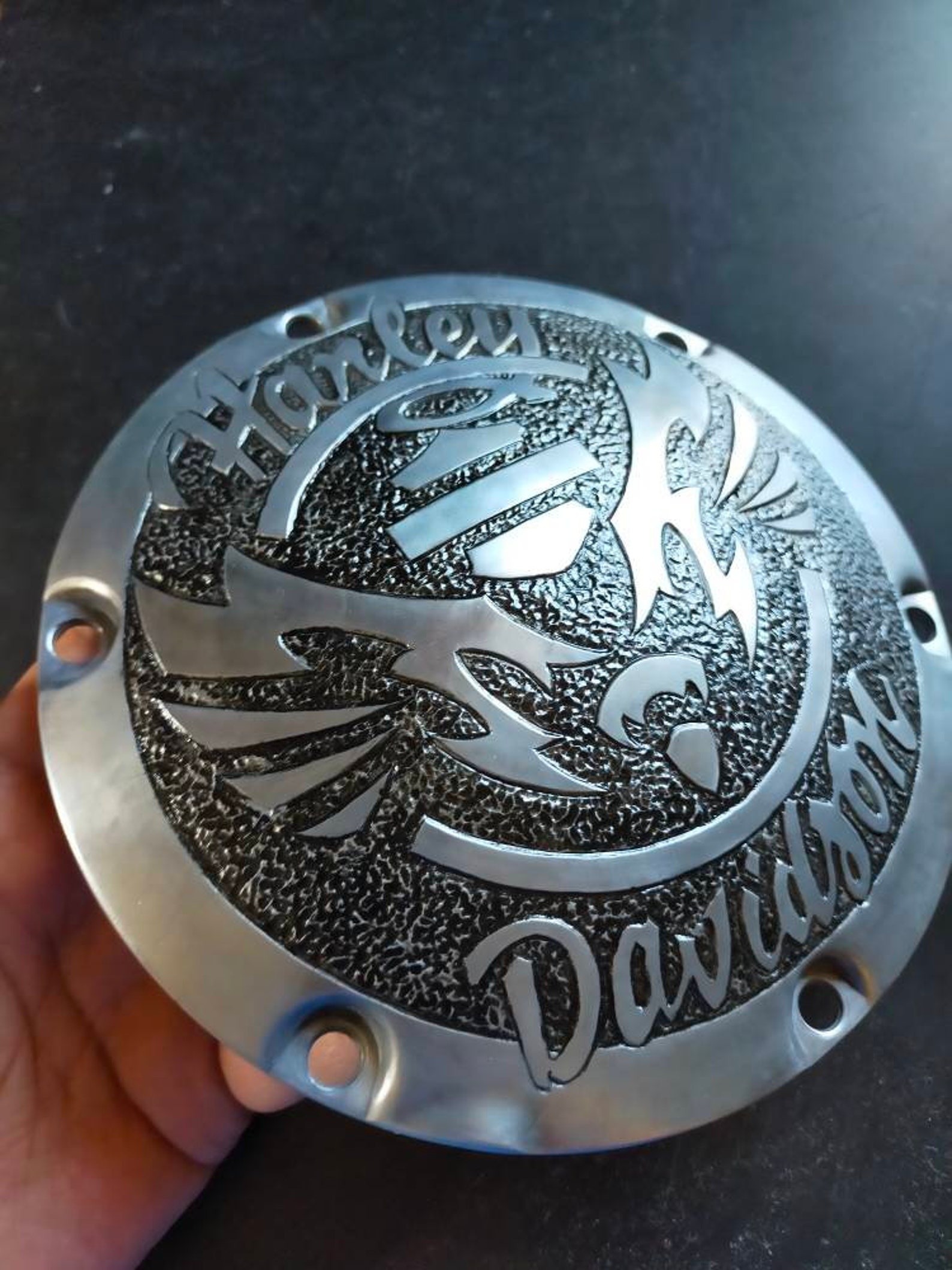 Harley Davidson's Hand Engraved Derby Cover Etsy