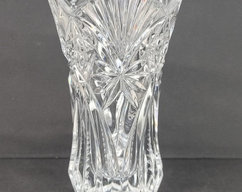 Durand Vintage Late 20th Century Crystal Glass Vase