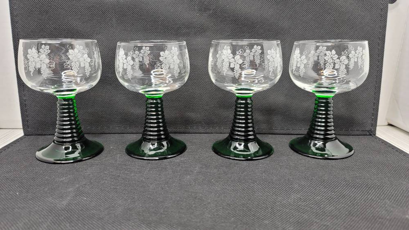 Discover Roemer Glass Green Stemmed German Wine Glasses