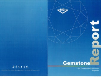 Gem Identification & Origin Report - NGI Certificate