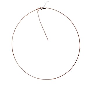 18" Omega Chain in Yellow Gold /Omega necklace / Wire Necklace / Collar necklace