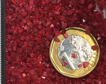 Burmese Red Spinel Rough: Natural Untreated Gemstones