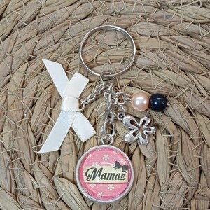“Mom” key ring