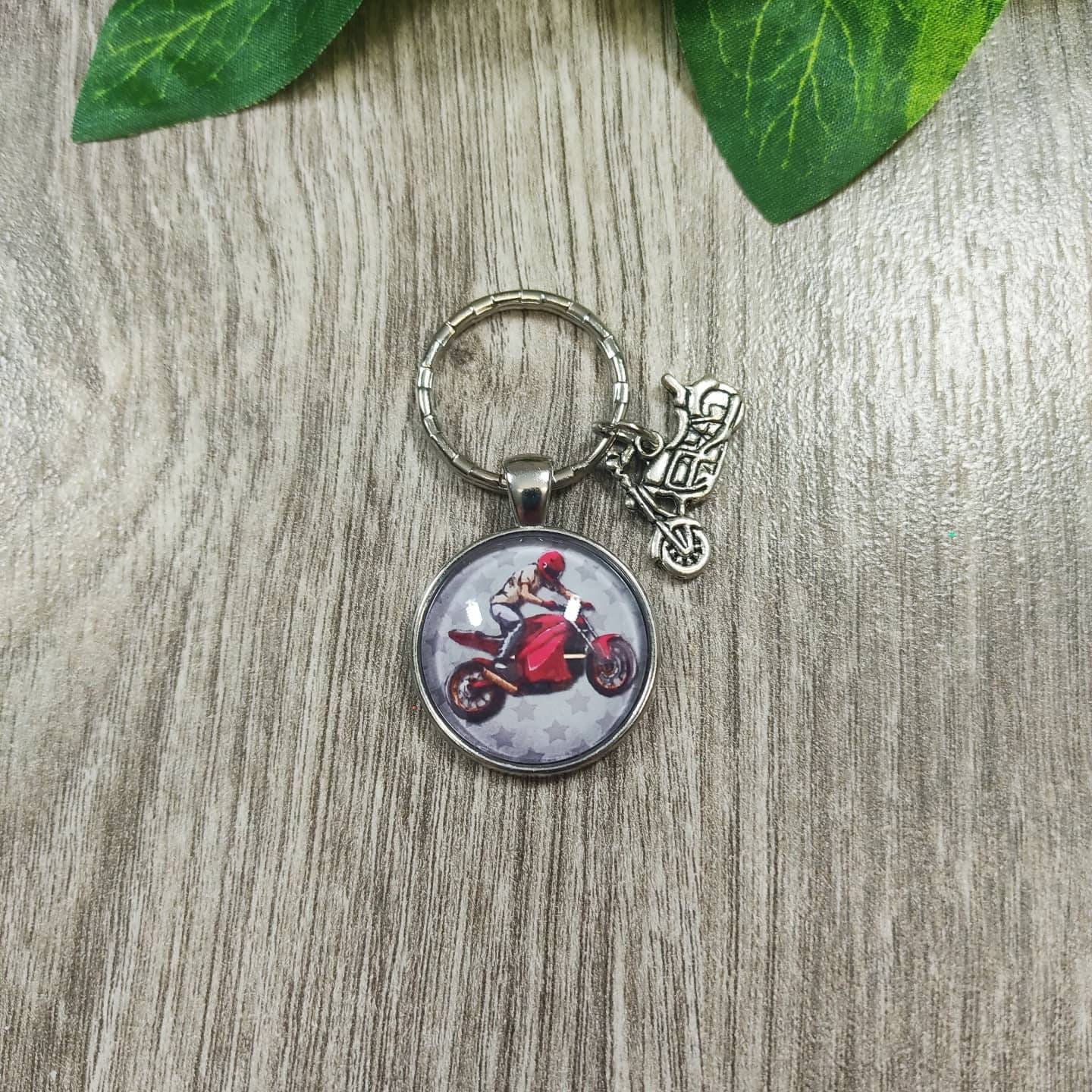 Porte-clés "moto"