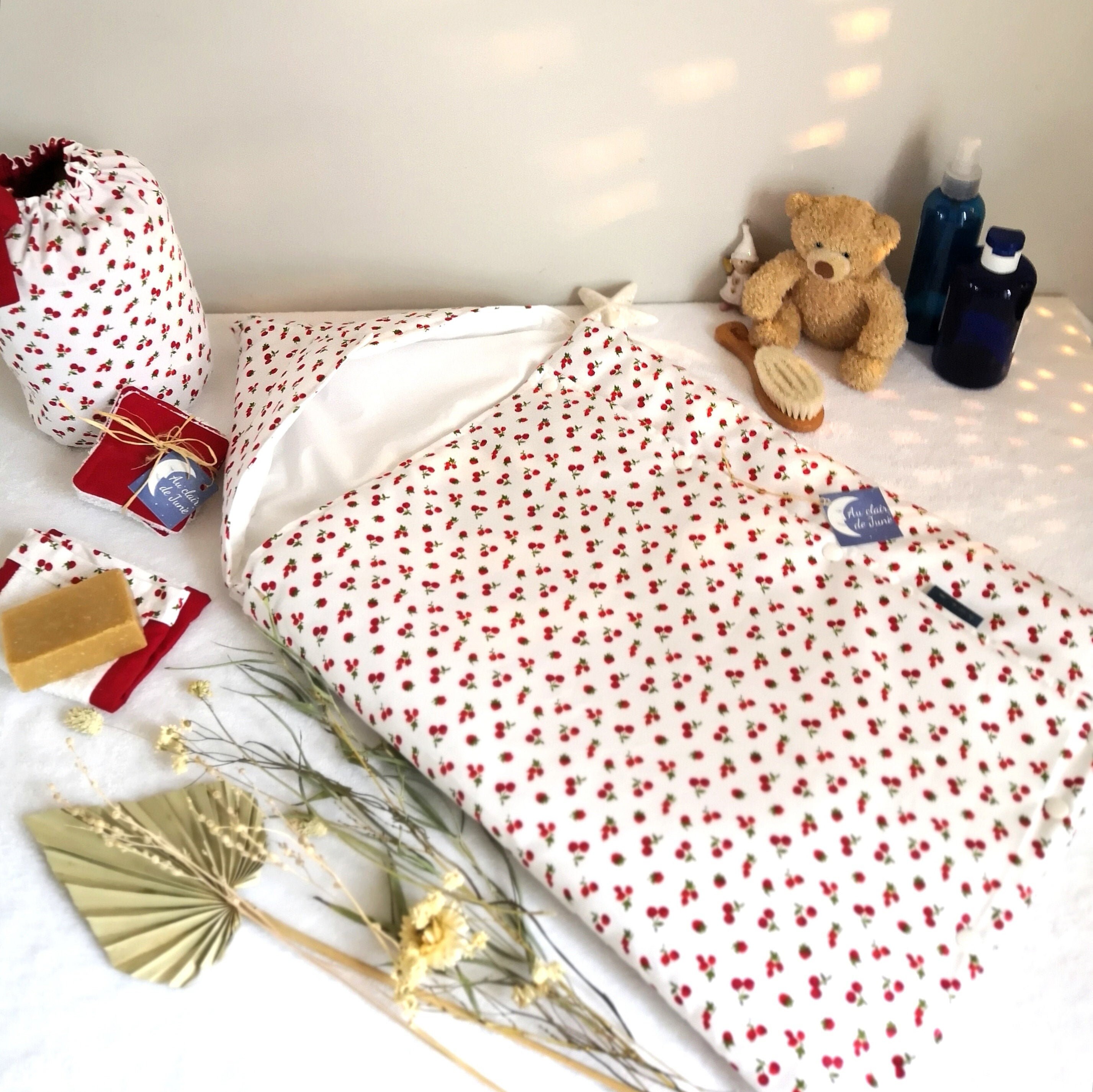 Nid d'ange - Pièce Unique Fait Main Tissu Éco-Responsable Fabrication Française