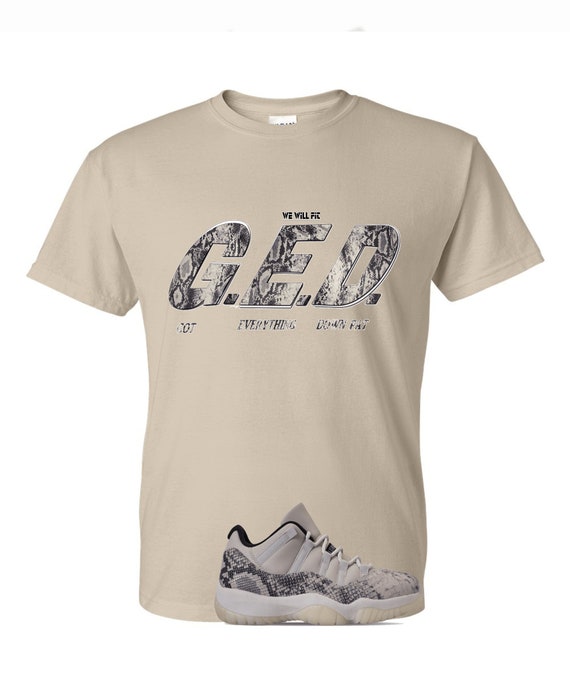 jordan 11 snakeskin bone shirt
