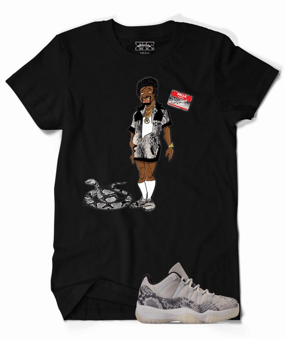 shirt for jordan 11 snakeskin