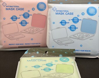 Antibacterial Mask Case (Available in 4 colours) in SEALED BAGS face covering mask case