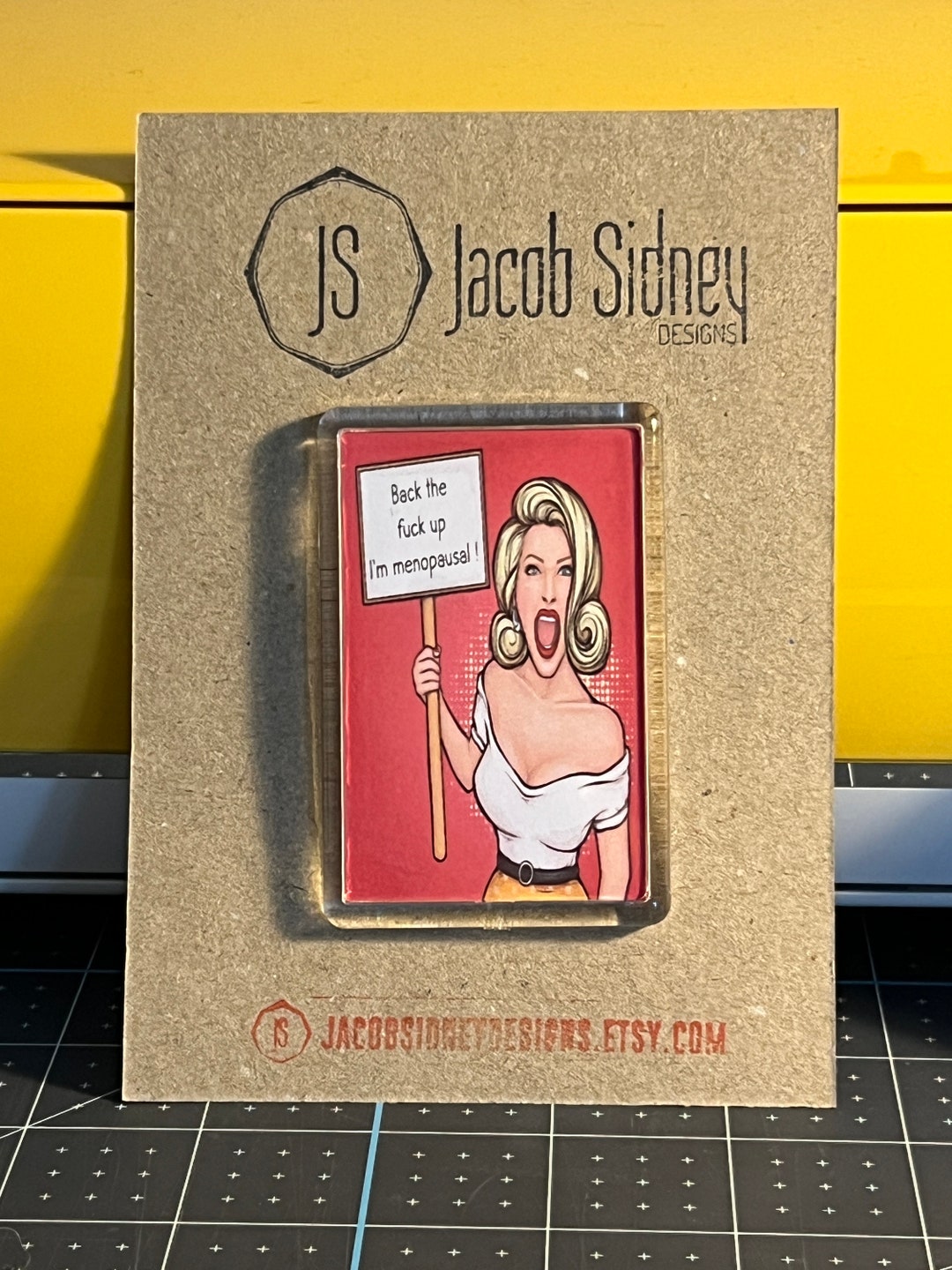 Menopause Humour Fridge Gift back the Fk Up... I'm Menopausal Etsy