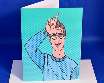 Handmade 'Loser' Funny Card