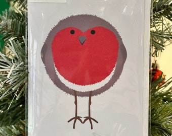 Red Robin Christmas card