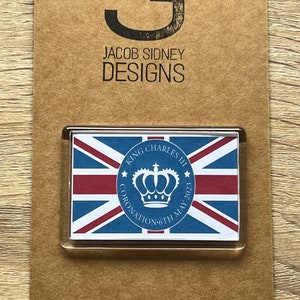 Coronation - King Charles III - Union Jack - Fridge Magnet
