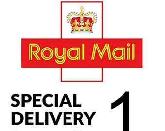 Royal Mail (UK ONLY) Special Delivery by 1pm next day (Mon-Fri)