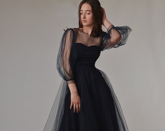 tulle dress midi
