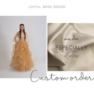 Individual order for  Lea Wedding dress