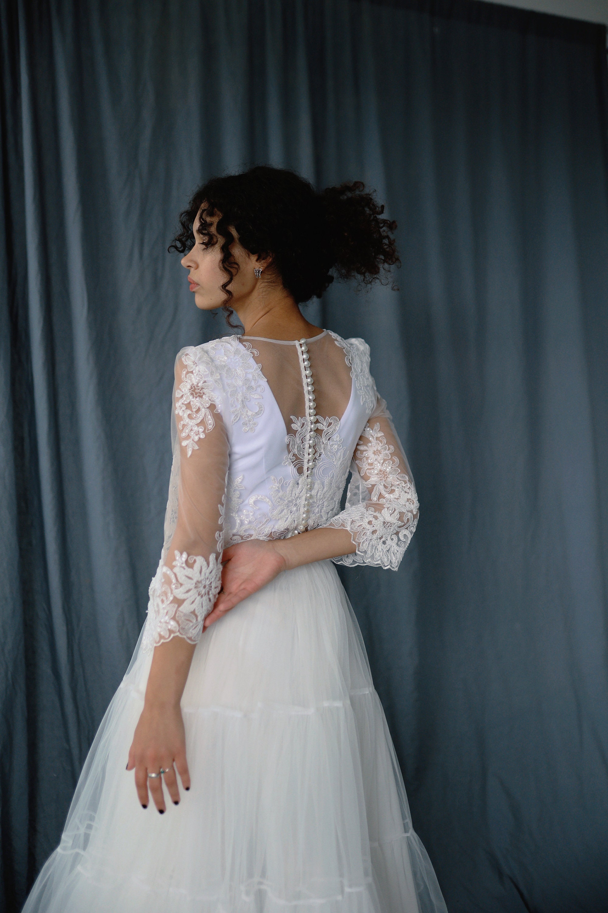 Corset Midi Dress Tulle Skirt - Etsy