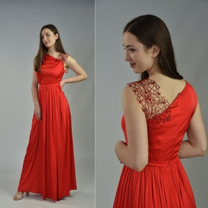 One Sholder Wedding Dress Silk , Guest Wedding Dress , Red White Pink Black Bridesmaid Dress , Prom Dress , Plus Size Silk Dress image 2