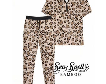 Pre-Order Hidden Safari Mickey Inspired Women’s Bamboo Pajama Set