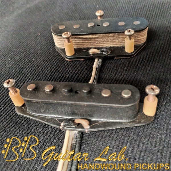 David Gilmour ESQUIRE 1955 SET Tele Pickups Repro Relic carica manuale BB Guitar Lab