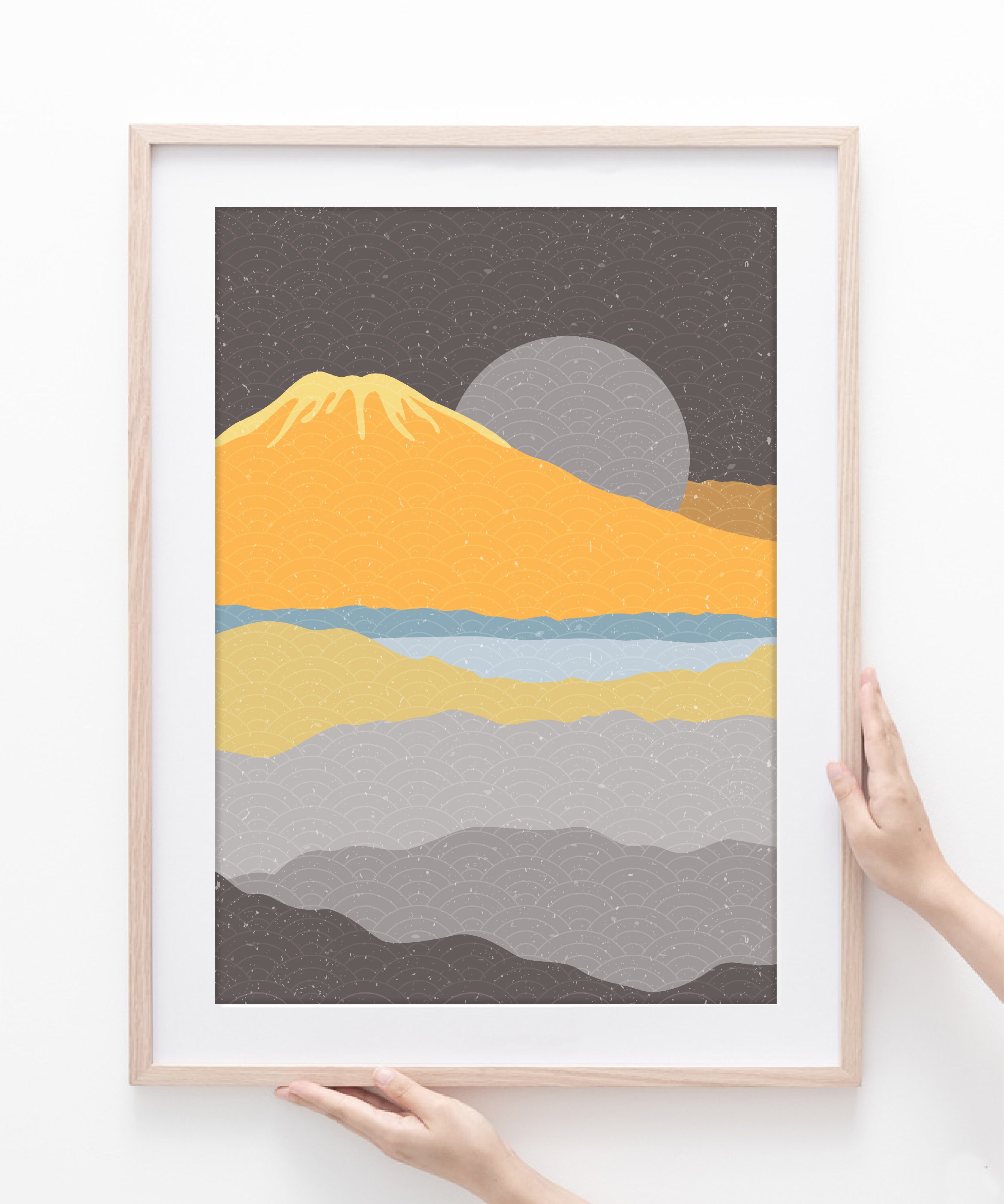 Mid Century Modern Art Abstract Art Set of 3 Prints Wall Art Etsy