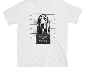 Basset Hound: Partner in Crime [unisex t-shirt]