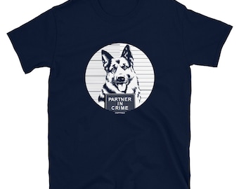 German Shepherd: Partner in Crime [unisex t-shirt]