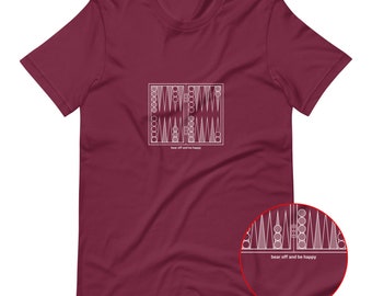 Bear Off and Be Happy [backgammon t-shirt/unisex]